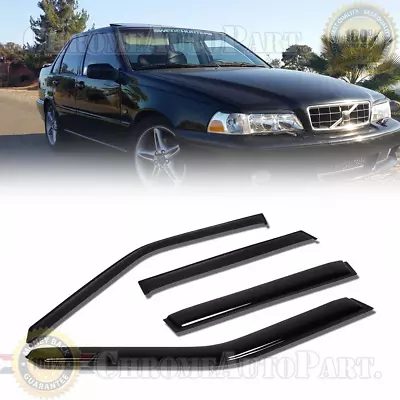 Fit 1993-1997 Volvo 850&1998-2000 Volvo S70/V70 Window Visor Rain Guards • $48