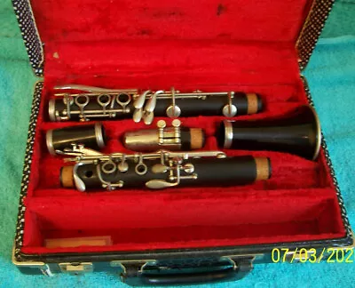 Pan American Conn Clarinet  Tech Tested & Ready As Is W/ Cool  Case & MP & Lig. • $119