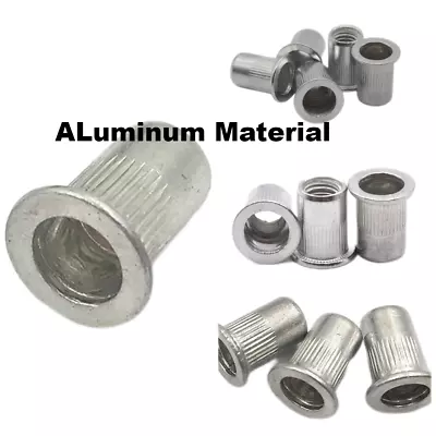 M3 4 5 6 8 10 12 Rivet Nuts Blind Nut Nutserts Rivnut Aluminium Material 10-200X • $6.90