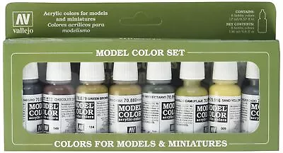 Vallejo Panzer Colors Paint Set #8 17ml • $29.29