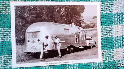 Vintage Post Card Vacation Traveling 1963 Airstream. • $6.96
