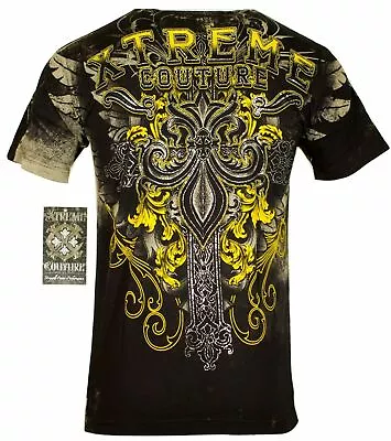 XTREME COUTURE By AFFLICTION Men's T-Shirt SALVATION Tattoo Biker MMA S-5XL • $26.95