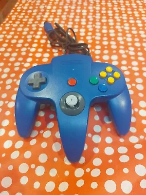 Nintendo 64 Official Blue Controller  • $30