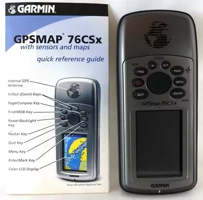 GARMIN GPS MAP GPSmap 76CSx HANDHELD PORTABLE NAVIGATOR • $94.95