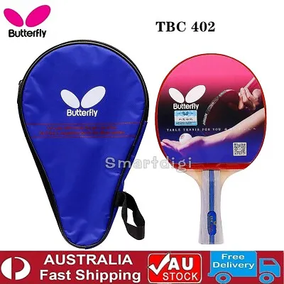 $39.01 • Buy Butterfly TBC402 Table Tennis Bat Long Handle Paddle Rackets Shakehand FL