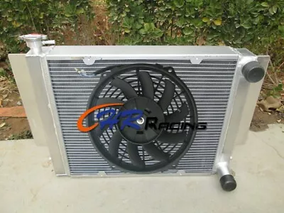 3ROW Radiator+FAN For Mazda RX7 RX5 RX4 RX3 RX2 S1 Without Heater Pipe MT • $190