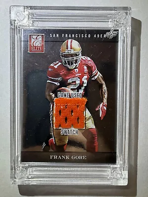 Jersey Fusion Frank Gore Game Used Swatch From 2002 San Francisco 49ers • $0.99