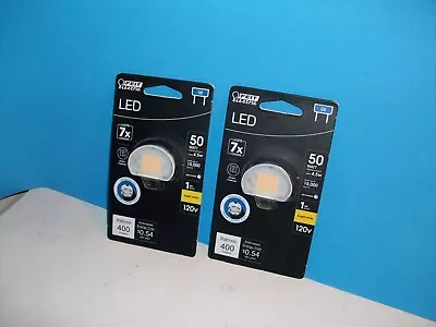 2 Feit G8  50w Replacement Led Bulbs 4.5 Watts Bright White 400 Lumens 120v • $15.75
