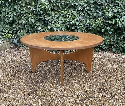 Vintage Mid Century Large Astro Round Coffee Table • £315