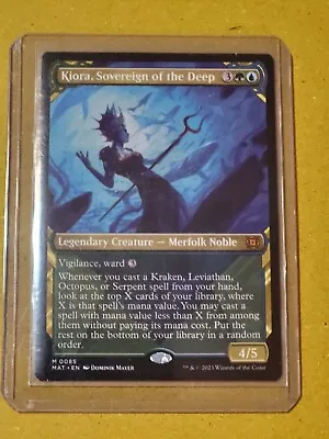 MTG March Of The Machines: Aftermath Kiora Sovereign Of The Deep  Showcase. Nm • $8.95
