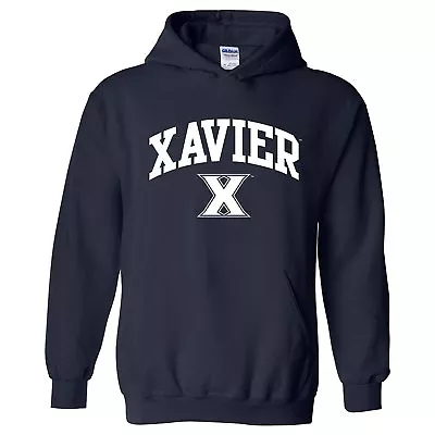 Xavier University Musketeers Arch Logo Licensed Hooded Sweatshirt - Navy • $49.99