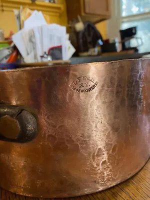Antique L.F.D.&H./Duparquet 6 Qt. Copper Pot  • $250