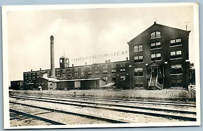 Miamisburg Oh Enterprise Carriage Co. Antique Real Photo Postcard Rppc • $69.99