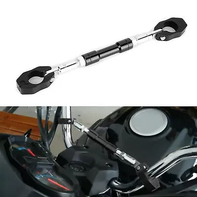 ✈Universal Adjustable Aluminium Alloy Motorcycle Balance Cross Handlebar Black • $10.13