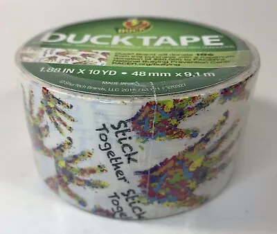 Stick Together Pattern Duck Brand Duct Tape 1.88 In X 10 Yd • $16.95