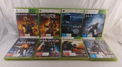 Xbox 360 Games Bundle Lot – 8 Games Bargain Top  Shooter/FPS And Action Games • $30