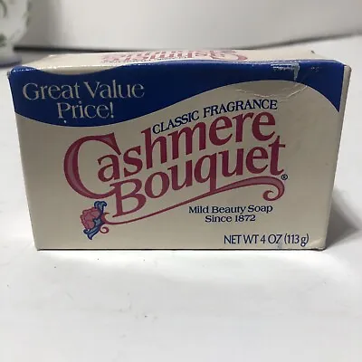 Vintage Cashmere Bouquet Mild  Beauty Soap Bar 4 Oz • $14.95