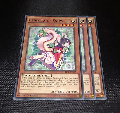 Fairy Tail - Snow X 3 - Playset - Mixed Set - Mixed Edition - Common - Yugioh • £4.99