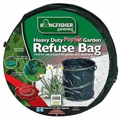 £7.27 • Buy Kingfisher GB3 Heavy Duty Pop Up Garden Refuse Bag - Black