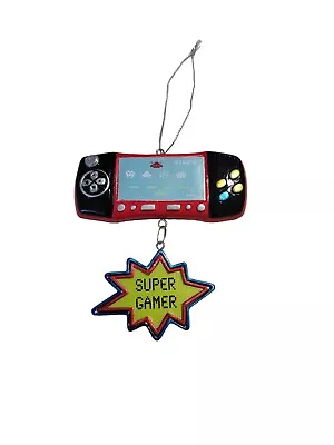  Super Gamer” Video Game Handheld Console Christmas Holiday Ornament • $8.49