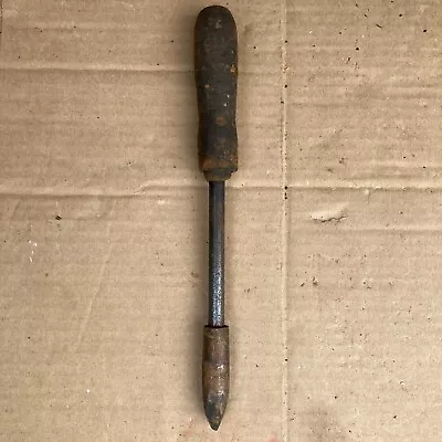 Vintage Soldering Iron Electrical Wiring Wood Handle 3227 • $9