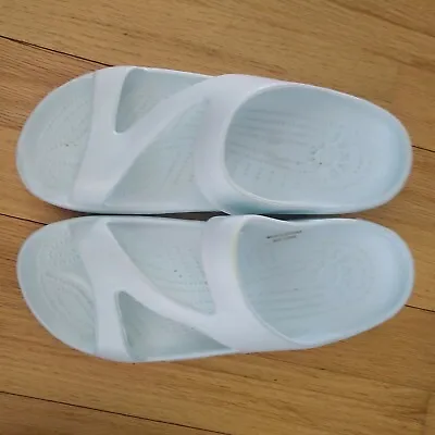 $20 • Buy Dawgs Sandals Slide Shoes Women  6/36 Lightweight Light Teal