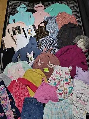 £9.79 • Buy #638💜 Huge Bundle Of Girls Clothes 5-6years GEORGE NEXT DISNEY H&M M&S PRIMARK 