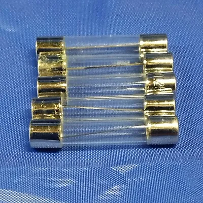 10 Amp 250V Fast Acting / Quick-Blow Glass Fuses - 6mm X 30mm - F10AL250V • £2.99