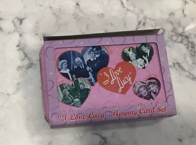 I Love Lucy Playing Card Set With Tin Sealed - 2 Sets Of Cards - Vandor • $20