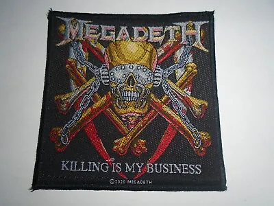 Megadeth Killing Is My Business Woven Patch • $7.99