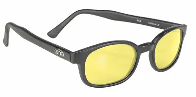 X -  KD's  Sunglasses  Black MATTE Frames /   Yellow  Lens Comes W/Free Pouch! • $14.95