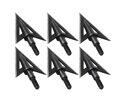 12pcs Archery Broadheads 100Grain Metal Screw Arrow Heads Hunting Arrows Tips • $20.10