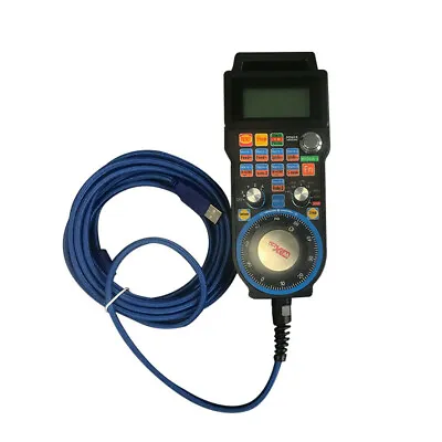 CNC Mach3 Handwheel 4 Axis Wired USB MPG Controller Electronic Manual Pendant 5M • $129.99