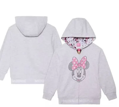 Disney Girls Minnie Mouse Full Zip Hoodie Size 4T • $29