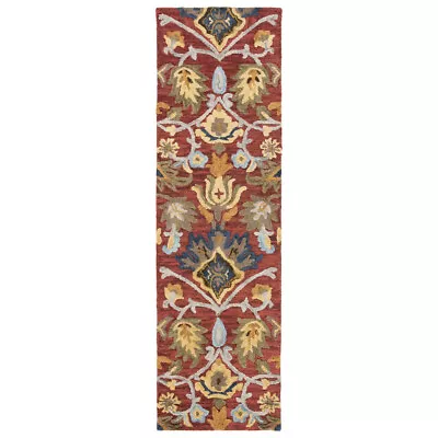 SAFAVIEH Blossom BLM402Q Handmade Red / Multi Rug • $66.99