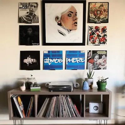 BUY 4 GET 1 FREE- Vinyl Record Wall Mount/Display/Frame PREVENT DAMAGING WALLS • $5.99