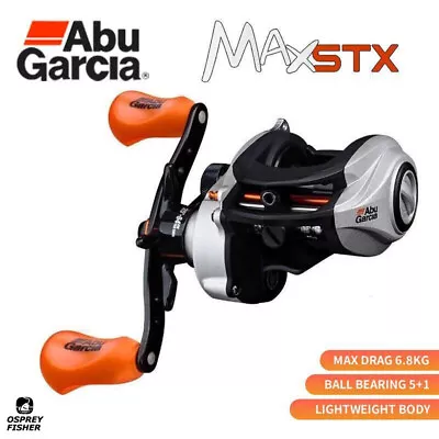 Abu Garcia MAX4 STX Baitcasting Fishing Reel 5/1BB Long Casting Saltwater Reel  • $135.99