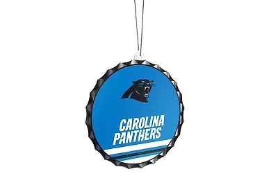 Carolina Panthers Metal Bottle Cap Christmas Tree Holiday Ornament Team Logo • $6.26