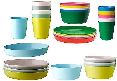 £5.99 • Buy IKEA Kalas Kids Multicolour Plastic Bowls Cups Plates Cutlery Set Or Individual