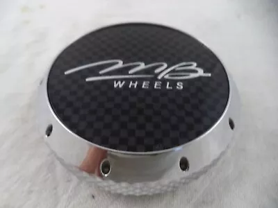 MB Motorsports Wheels Chrome / Black Custom Wheel Center Cap Caps # C-228-3 • $24.95