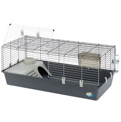 £72.59 • Buy Ferplast Rabbit & Guinea Pig Cage 120 - Grey, Spacious L 118 X W 58.5 X H 51.5cm