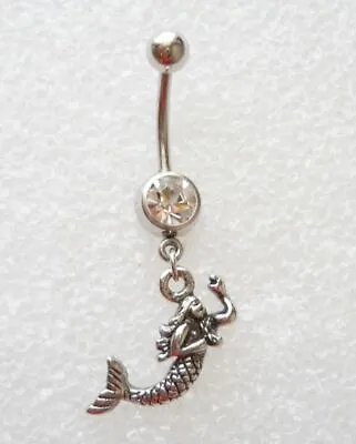 MERMAID FISH TAIL SEA OCEAN FISH Navel Belly Button Ring Body Jewelry Piercing • $4.99