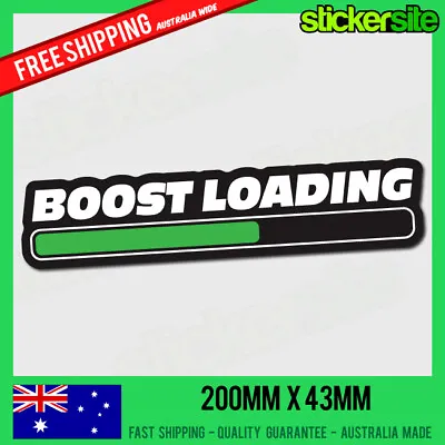 $8.95 • Buy BOOST LOADING Sticker Decal - FUNNY DRIFT JDM 4WD JOKE S13 JOKE Prank ILLEST