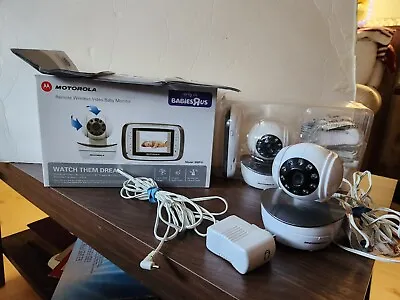 Motorola Wireless Video Baby Monitor BabiesRus 2.8 Color Screen Remote Cameras. • $32.50