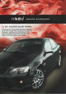 HOLDEN SALES BROCHURE HSVi ACCESSORIES VE COMMODORES • $10