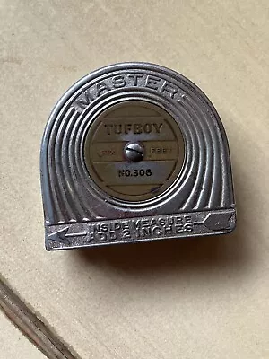 Vintage Master Tape Measure TufBoy Brite Blade 306W Made In USA • $10