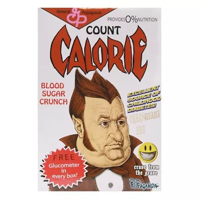 Mindstyle: Ron English Popaganda Cereal Killers Count Calorie Mini 3” Figure • $24.95