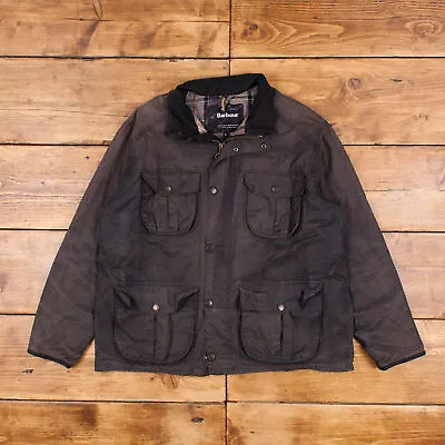 £74.99 • Buy Vintage Barbour Utility Jacket XL Wax Cotton Hunting Field Coat Outdoor
