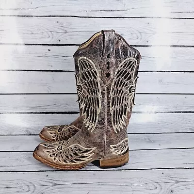 Corral Vintage Boots Women 7 M Wings Cross A1197 • $69.88