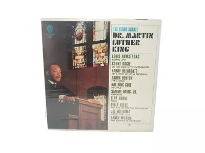 VARIOUS ARTISTS: The Stars Salute Dr. Martin Luther King WB #1591 12  LP 1965 • $18